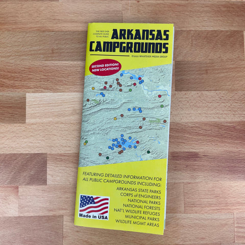 Map Arkansas Campgrounds