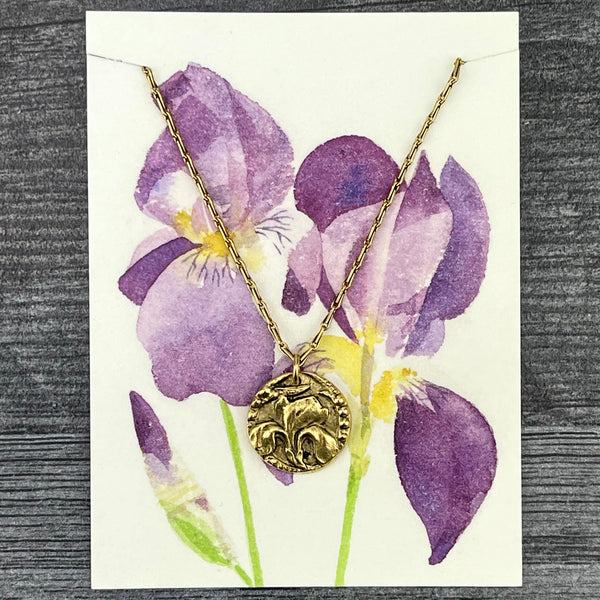 Necklace - In the Garden Iris