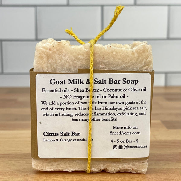 Soap - Citrus Salt Bar