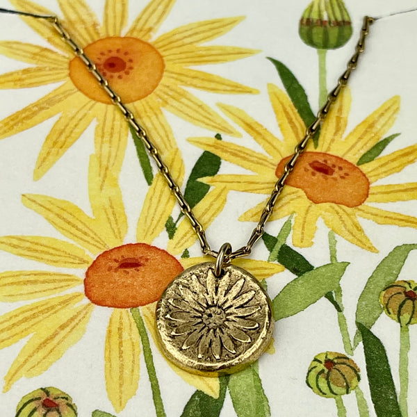 Necklace - In the Garden Sunflower