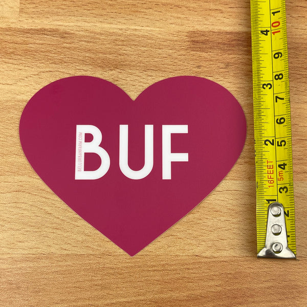 Sticker Heart Bumper BUF