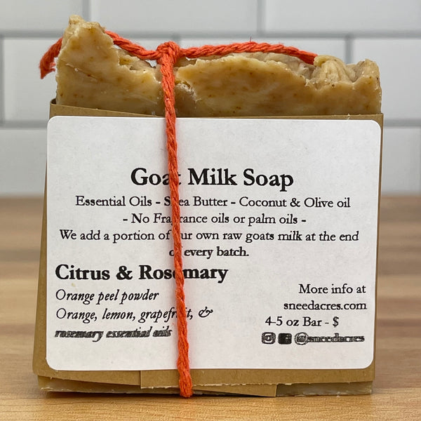 Soap - Citrus & Rosemary