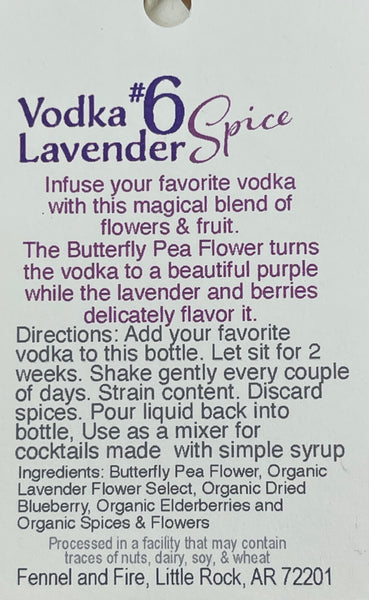 Lavender Vodka Infusion Jar